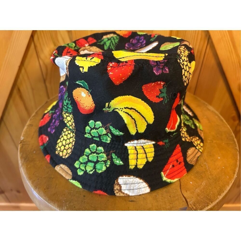 Neff Men's Hard Fruit Bucket Hat One Size (8406) - Picture 3 of 8